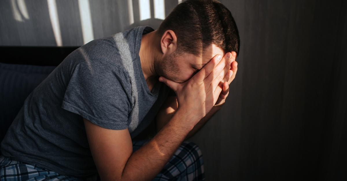 Man experiencing possible high E2 symptoms during testosterone replacement therapy.